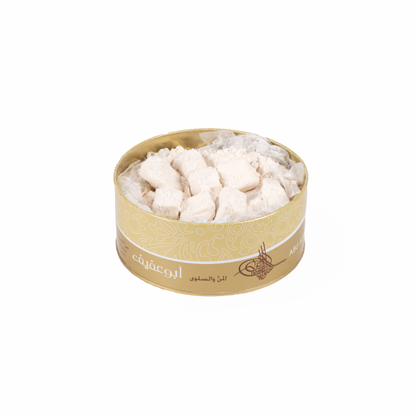 Min Al Sima Pistachio, Almond & Honey with Flour 500 grams. Tin Box.